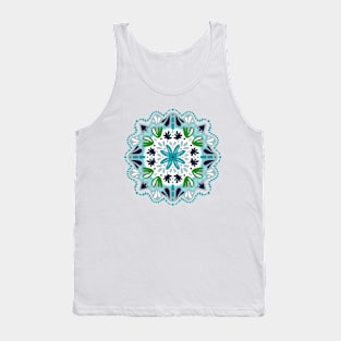 Mantra - Blue Mandala Tank Top